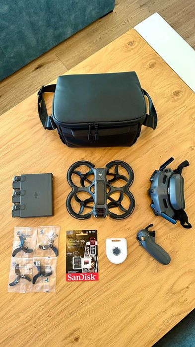 DJI Avata 2 | 3 Baterias | DJI Care 1 Ano | Cartão de 128GB | Filtros.