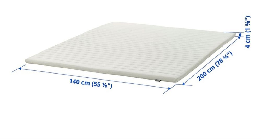 Sobrecolchão IKEA novo