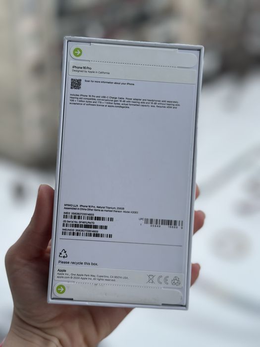 Iphone 16 pro Maks  256