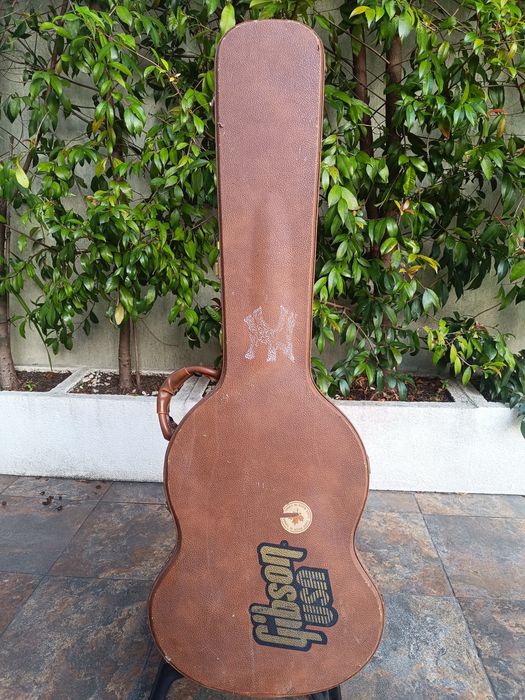 Case Gibson SG 80’s/90’s - Brown/Pink - Hardshell Hardcase Estojo Mala