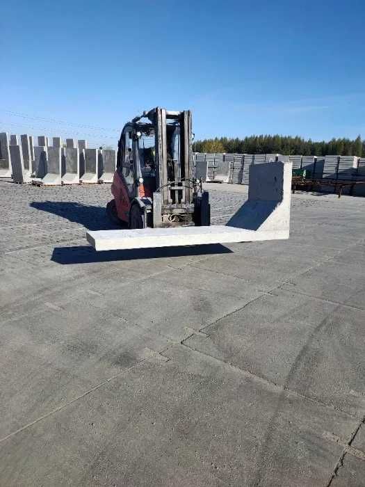 Mur oporowy typu L, mury oporowe elki 250x100 prefabrykat muru