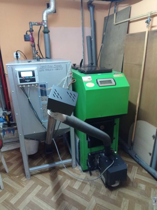 Piec CO Kostrzewa Pellets Fuzzy Logic 24KW - używany