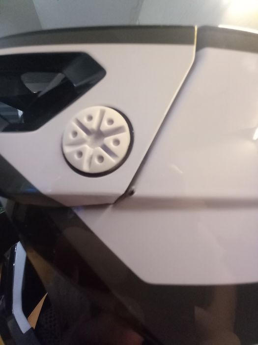Kask FOX V1 LEAN BLACK + gogle fox