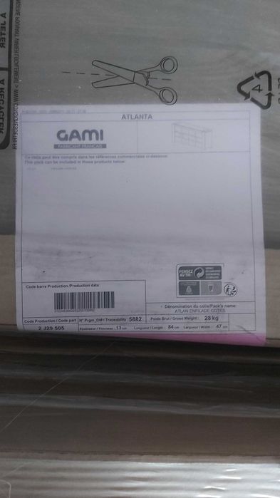 Móvel Conforama – 1 Aparador Atlanta Chene Fusa, Novos e em Caixa