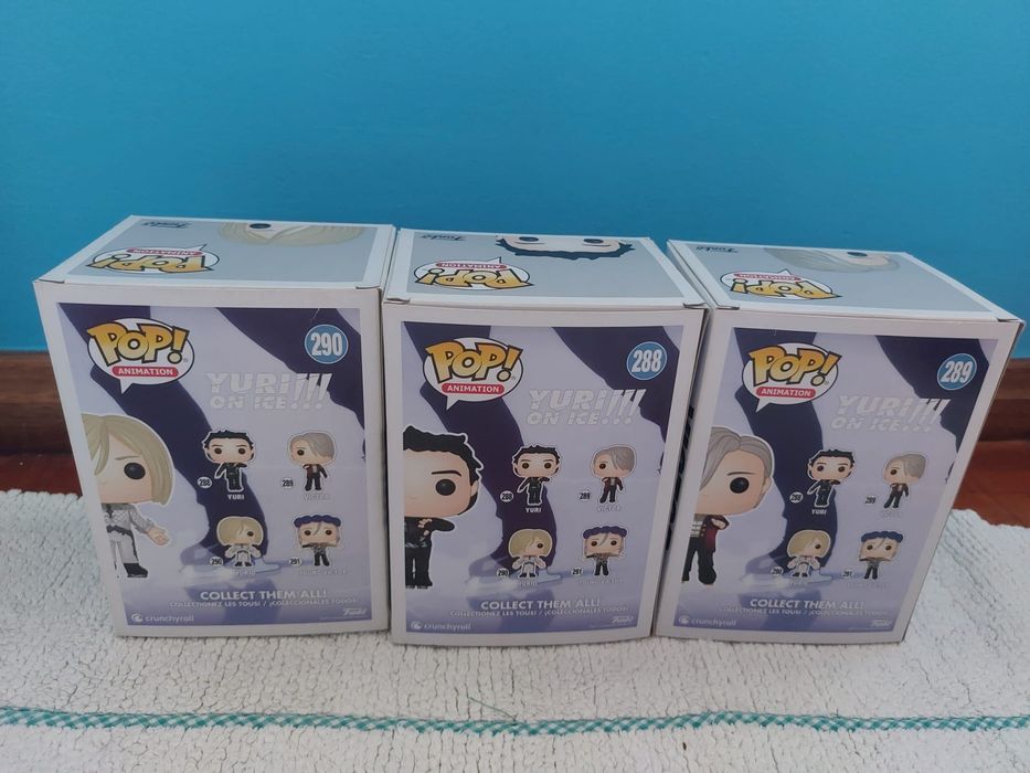 Set de 3 Funko Pop Yuri on Ice!!!