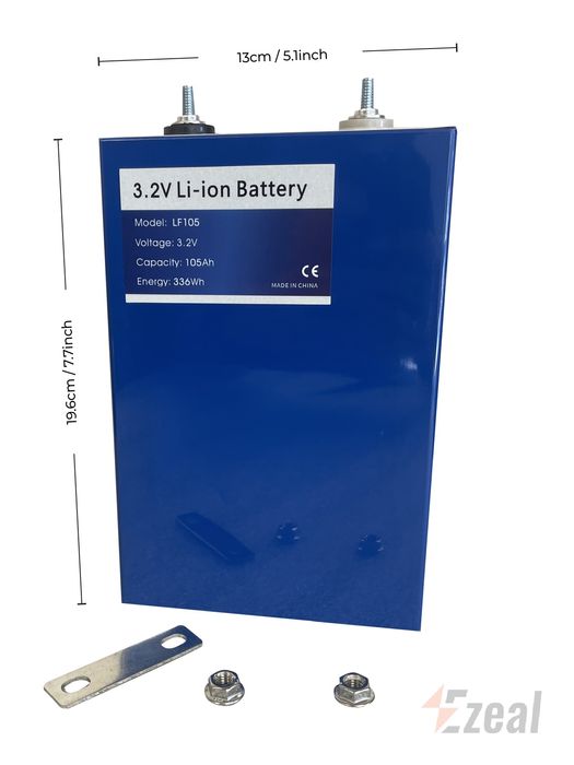 Акумуляторні елементи EVE LF 105Ah grade A 25рік  опт роздріб