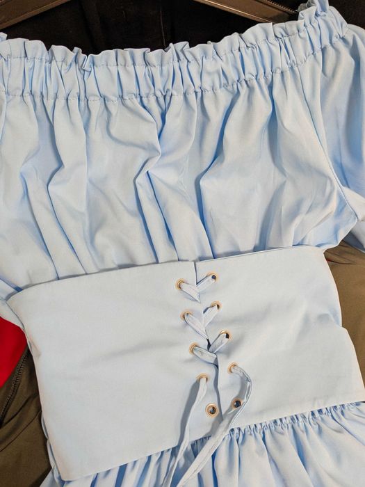 Блуза жіноча блакитна