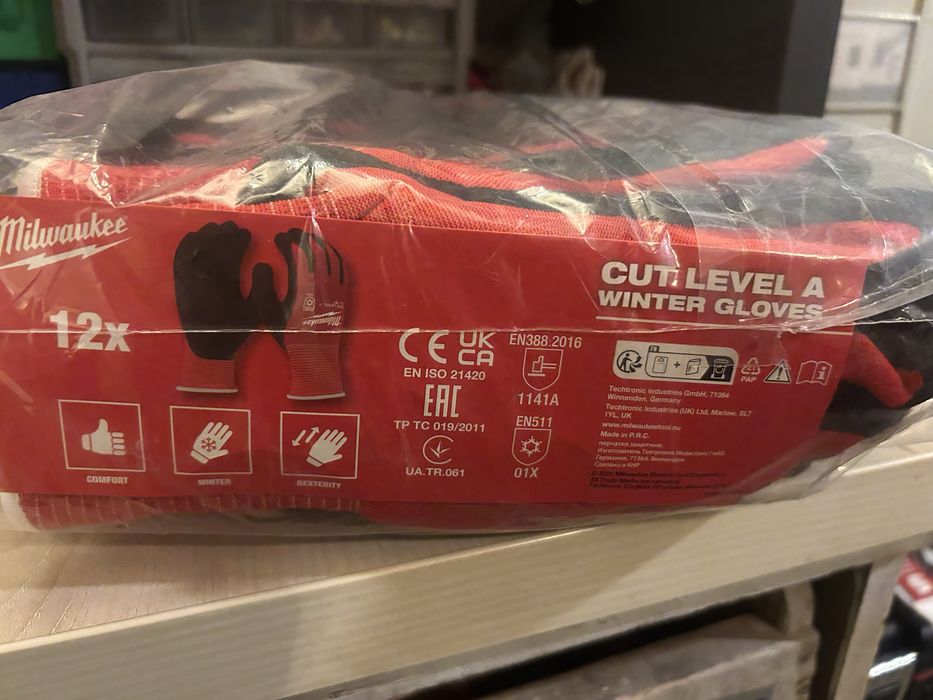 Ocieplane rękawica robocze