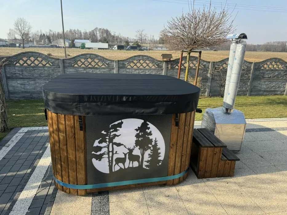 Balia kwadratowa, jacuzzi, hydromasaż, dostawa balii