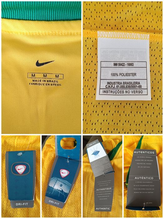 Koszulka reprezentacji Brasil #11 Romário 2000-02 Home Nike Dri-fit