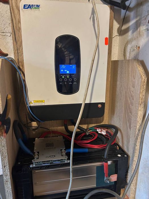 Інвертор+ Батарея 3,8 квт+BMS JIKONG  (ЗБІРКА ) безперебійне живлення