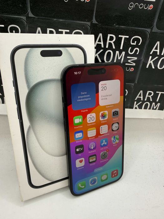 NAJTANIEJ od ARTKOM Jak NOWY iPhone 15 128GB Black 1950zł