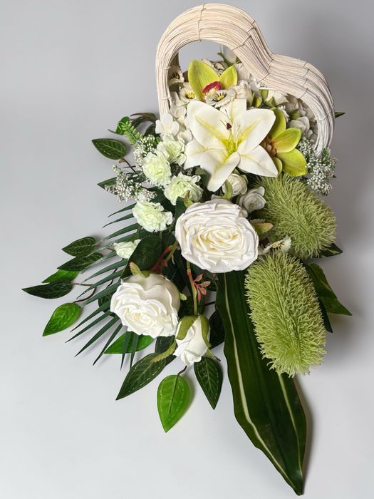 Kompozycja nagrobna wiazanka stroik