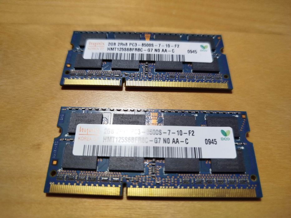 2 Memórias RAM Hynix 2 GB excelente estado
