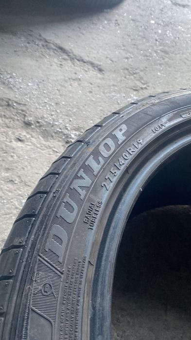 275.40.19 Dunlop 1шт літо шини резина з Европи БВ склад Харків БУ 40