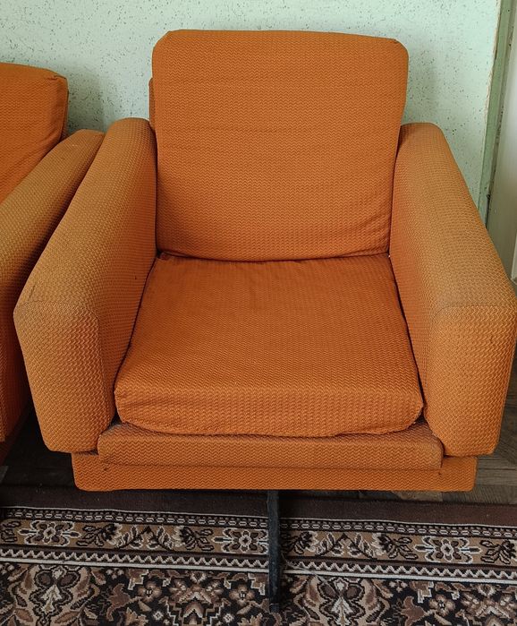 Fotele obrotowe PRL 2szt