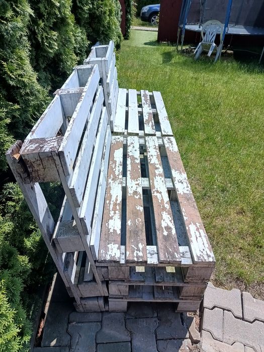 Ławki ogrodowe z palet