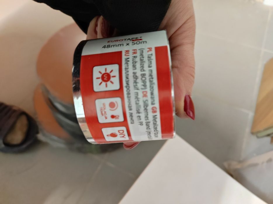 Euro tape pro 43mmx50m taśma metalizowana