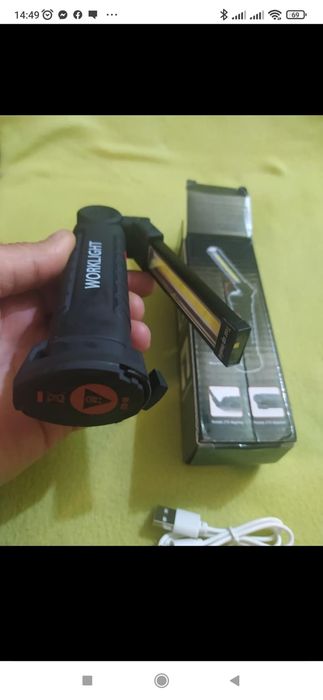 Lanterna Led recarregável nova