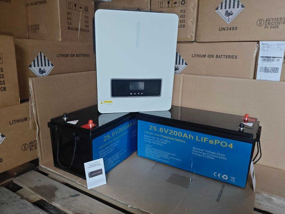 Інвертор гібридний Daxtromn  В НАЯВНОСТІ 6.2kW/48В+BMS (6.2KW)