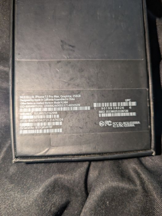 iPhone 13 Pro Max 256 GB Graphite (Neverlock, MDM)