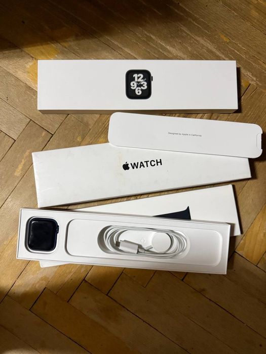 Apple watch 6 44mm полный комплект + ремешки