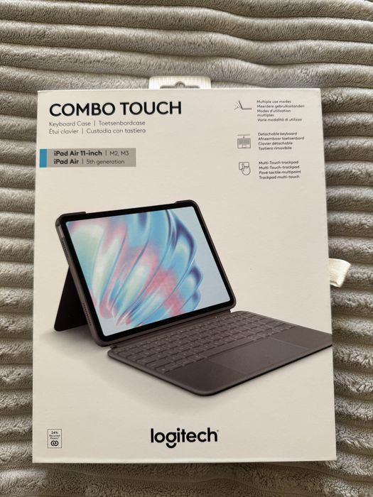 Logitech Combo Touch do iPad Air 11” M2/M3, klawiatura i etui