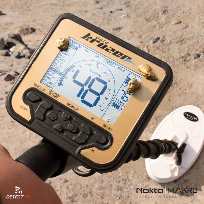 Nokta Gold Kruzer Detetor de Metais Ouro Oro Metaldetector