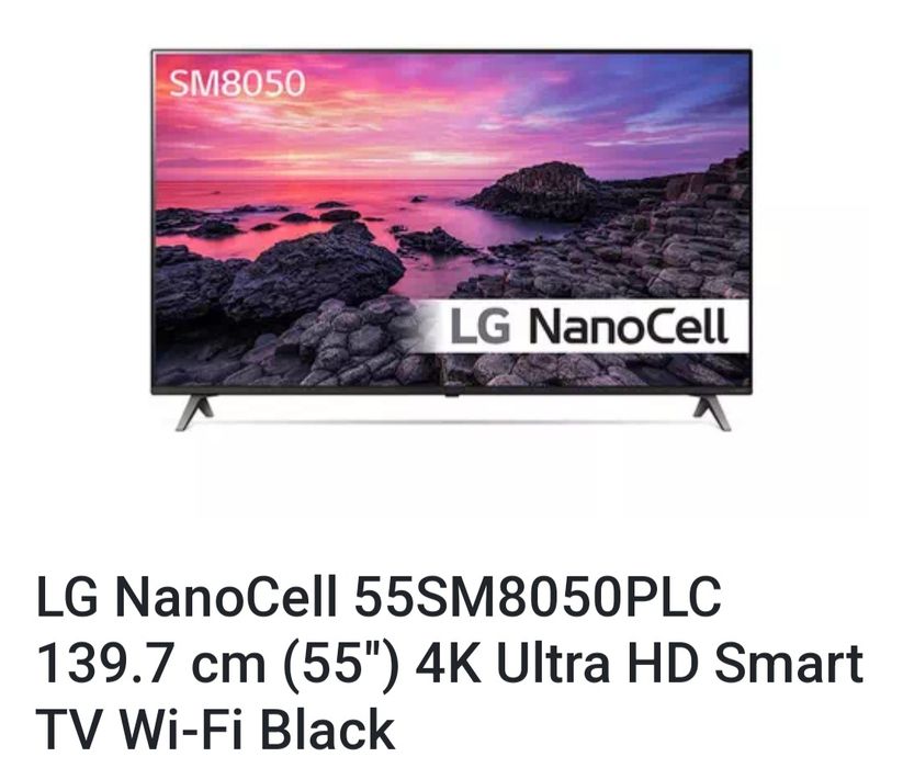 TV LG Nanocell 55" SM8050 LED Smart TV 4K