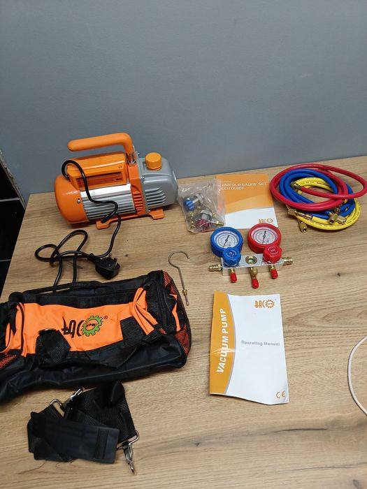 Pompa próżniowa do odpowietrzania klimatyzacji manometry zestaw