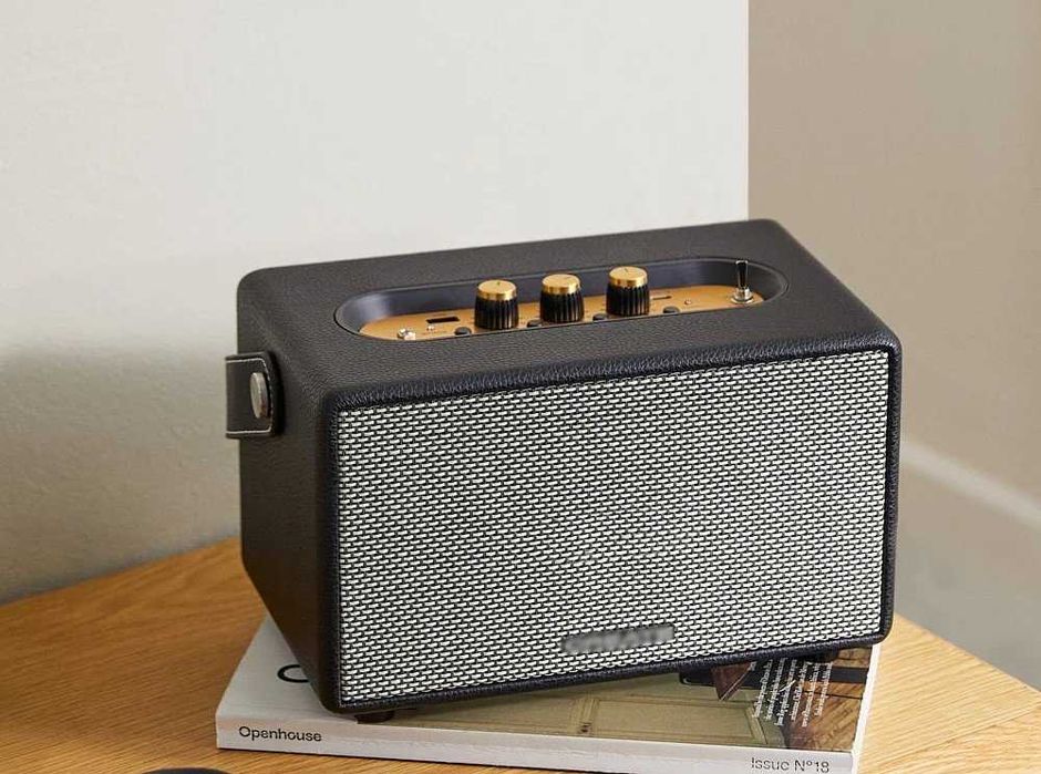 Coluna Bluetooth 40W estilo Retro