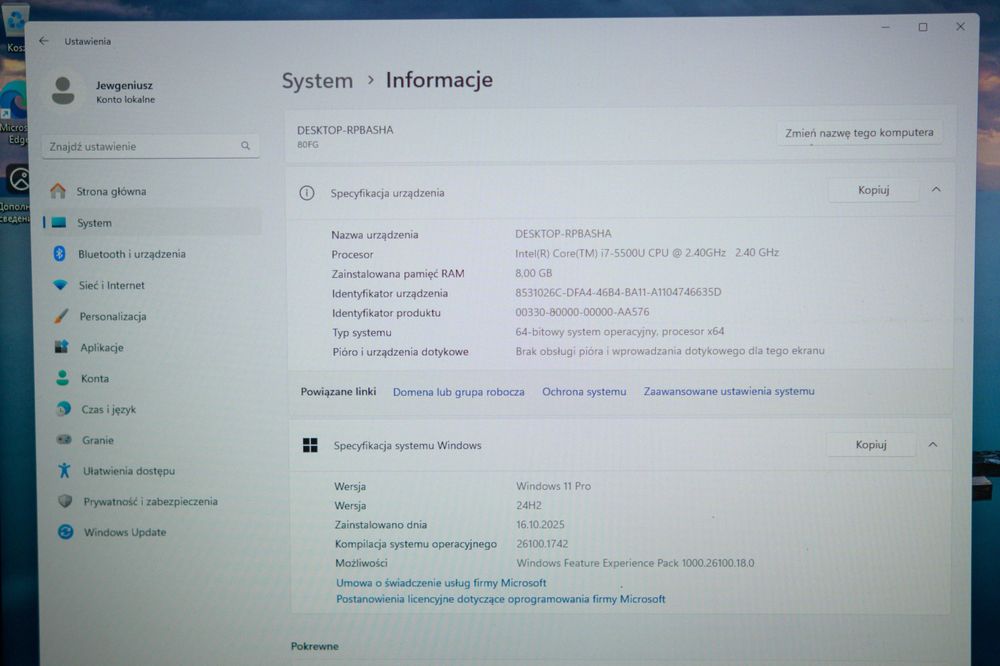 Lenovo Z70-80 | 17" | i7 | 8GB RAM | 128+256 SSD