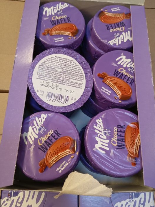 Milka choco wafer (вафлі мілка соком)