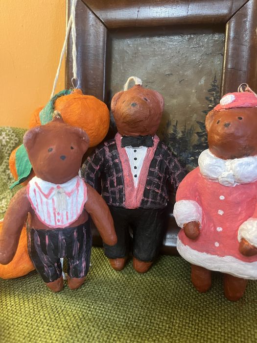 Новорічні ватні іграшки