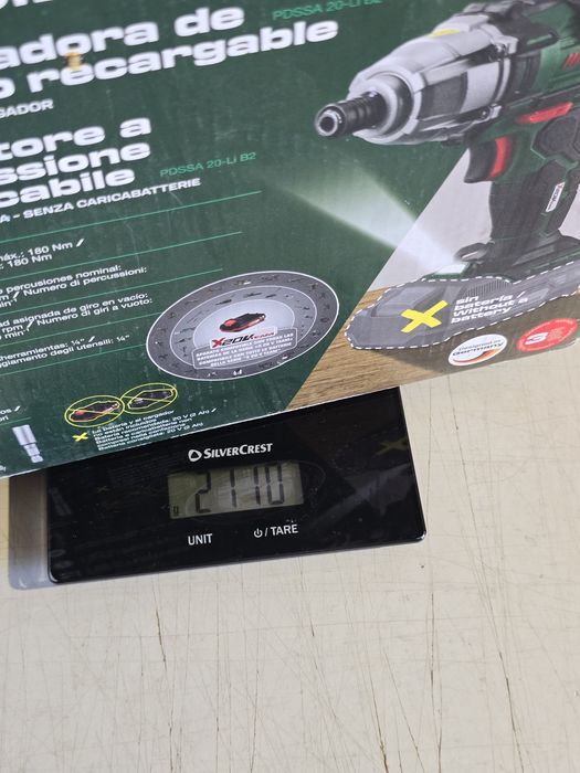 Aparafusadora impacto 20v parkside