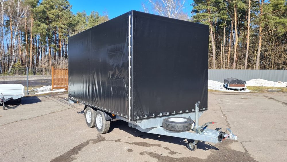 Новий причіп платформа тентована 3500кг AL-KO