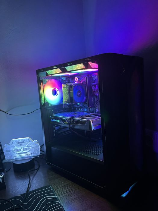 Продам ігровий пк відеокарта rx5500xt 8gb проц r5 5500 озу 2х8 16gb