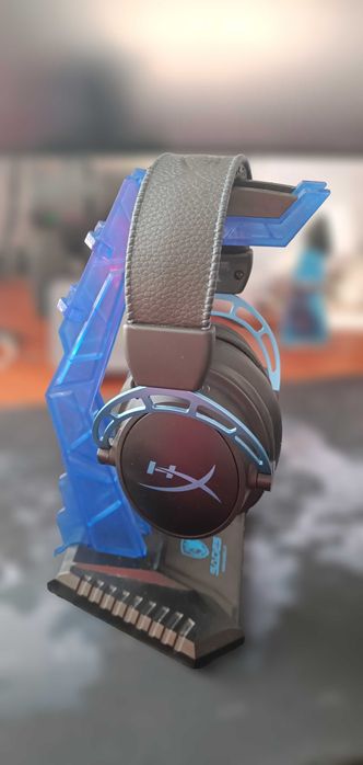 Навушники HyperX Cloud Alpha S Blue 7.1 (HX-HSCAS-BL) + Підставка SADE