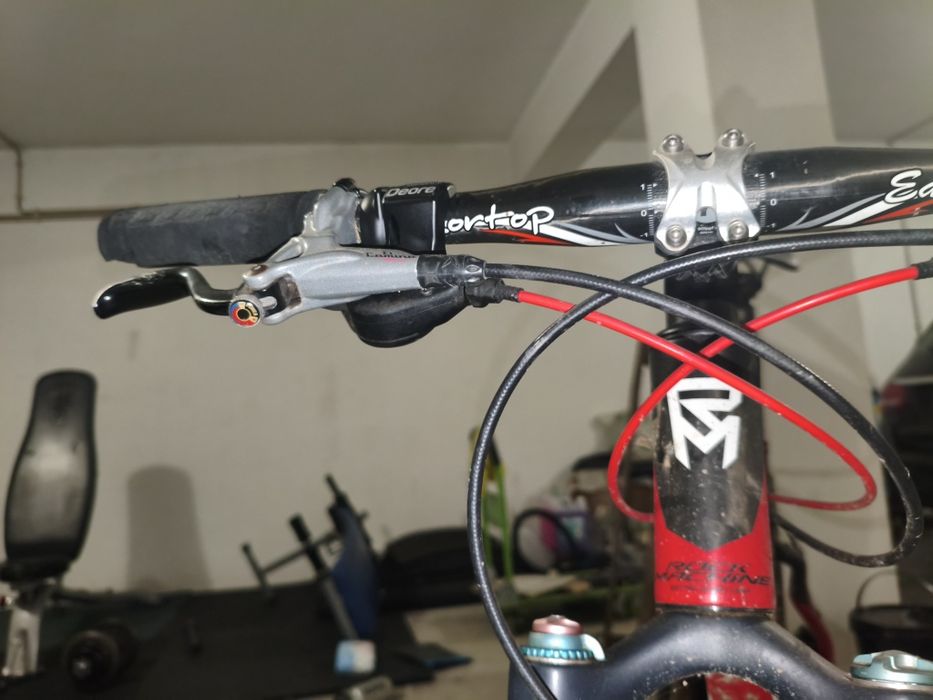 Bicicleta Rock Machine carbono roda 26'
