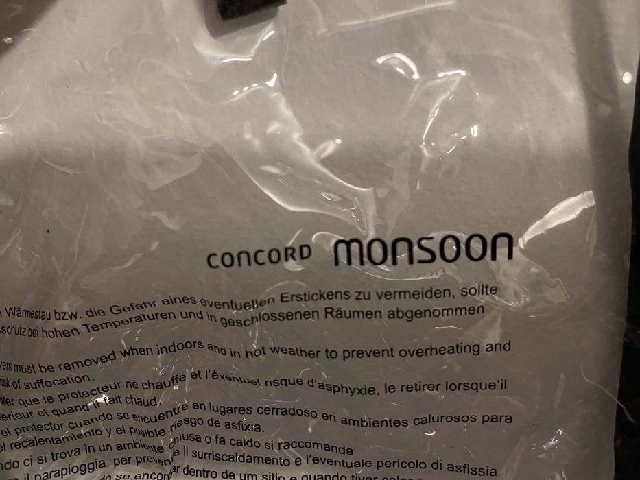 Capa chuva ovo Concord Air.Safe