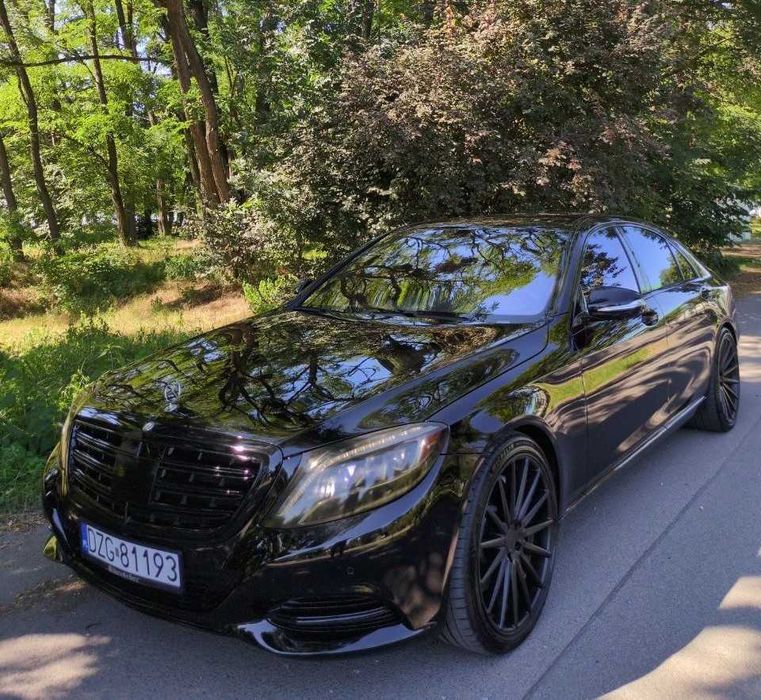 Mercedes S550L FULL BLACK v8 450koni silnik nówka