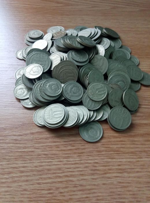 10, 15, 20 копійок СССР від 1961р. до 1991р. в наявності 342 шт