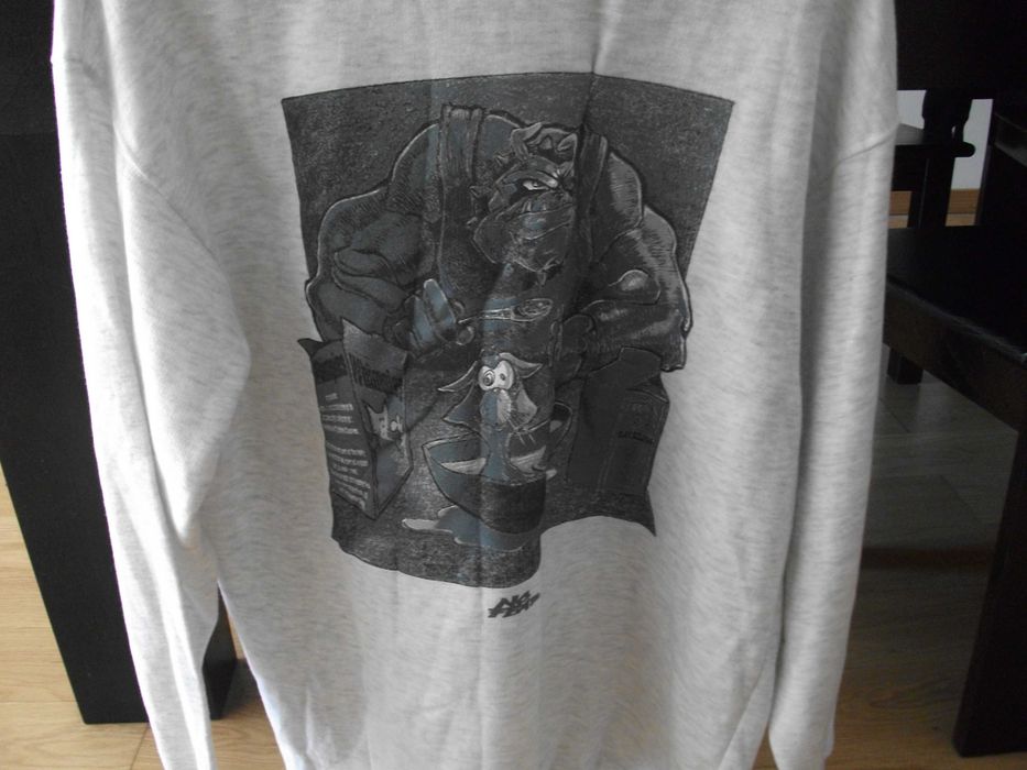 Sweat No Fear branco mesclado, original, nova, tamanho L