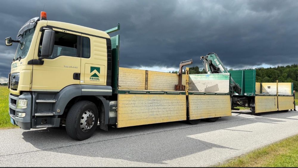 MAN TGS 26.440,кран маніпулятор HIAB 166