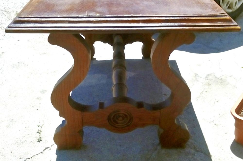 Mesa de centro rústica