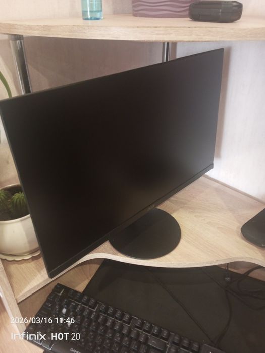 Ігровий комп'ютер+ монітор, AMD Ryzen 5 5600 g  /  RTX 4060  8GB