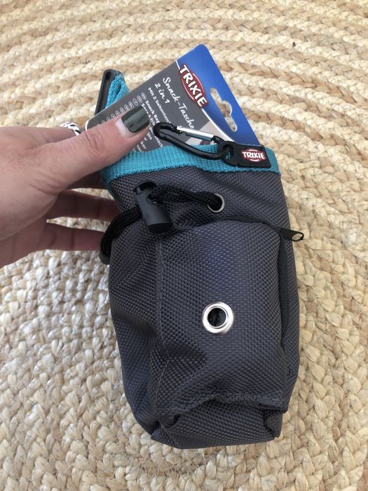 Dispensador de sacos cao e comida 2 em 1