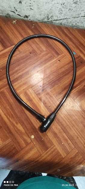 Замок, трос, велосипедный Tonyon TY-414 (10x800)