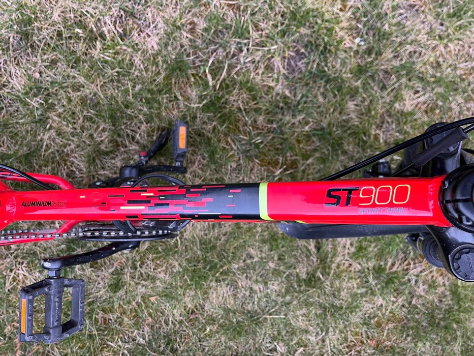 Rower dziecięcy górski Rockrider ST900, koło 20 cali, amorki, błotniki