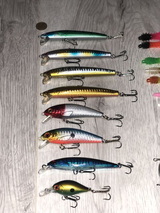 Воблер блесна вертушка силиконовая рыбка